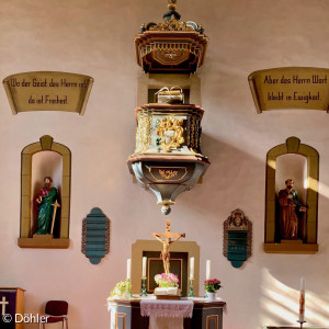 Altar, Kanzel Kirche WvW
