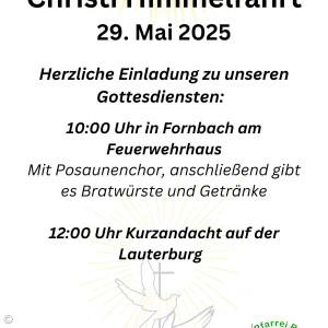 Christi Himmelfahrt 2025